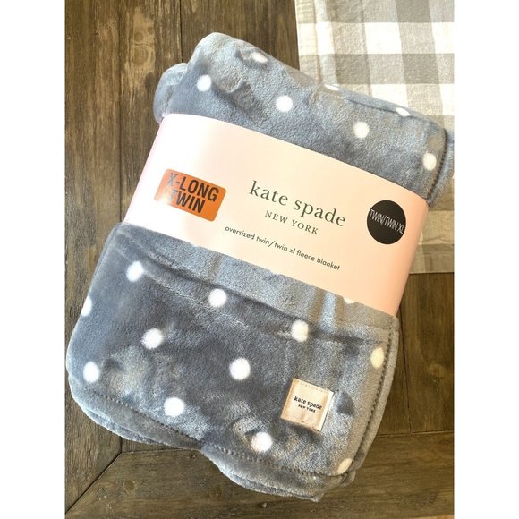 kate spade Bedding Kate Spade Fleece Blanket Twin Xl 68 X 92 Htf